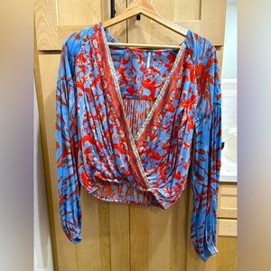 Free people Blouse open front